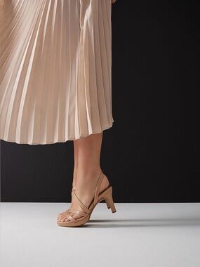 Naturalizer Blush Strappy Slingback Heels